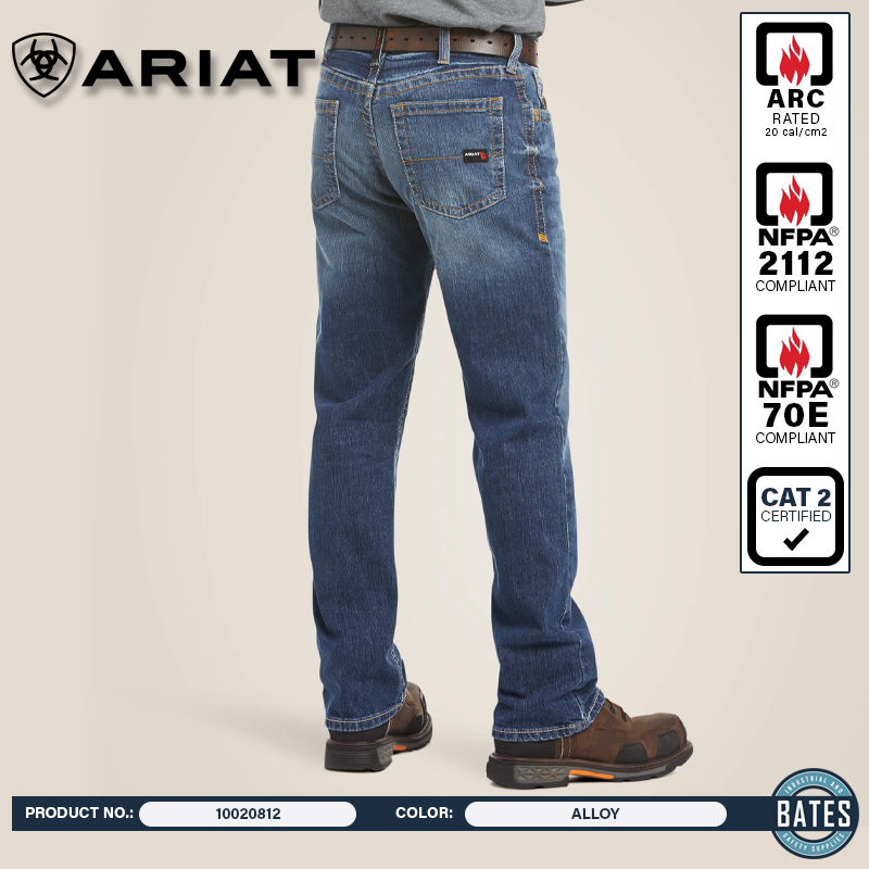 10020812 Ariat Men's FR M4 Basic Boot Cut Jeans