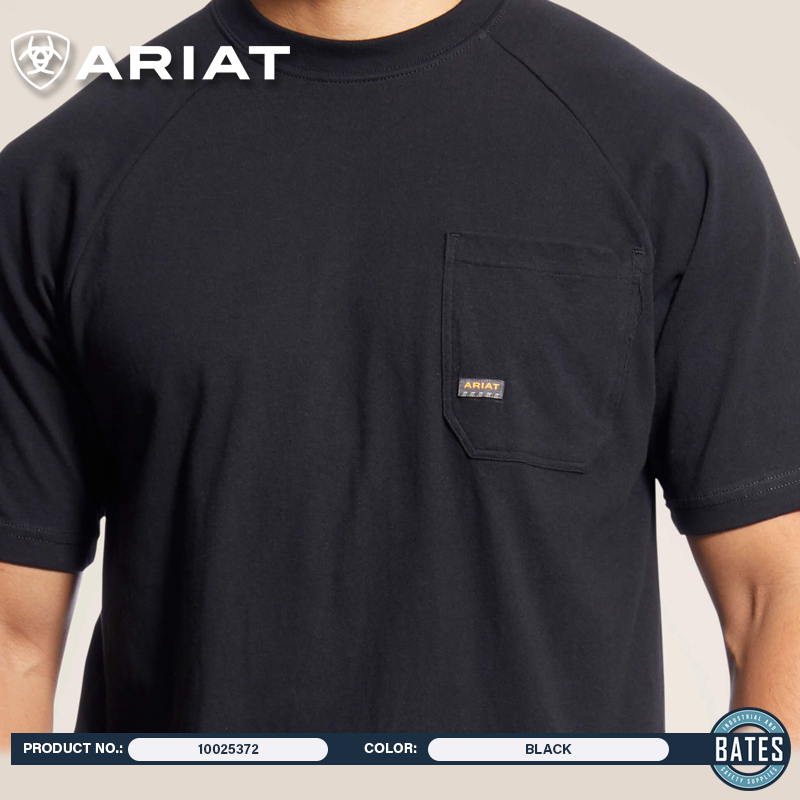 10025372 Ariat Men's REBAR® CottonStrong™ SS T-Shirt