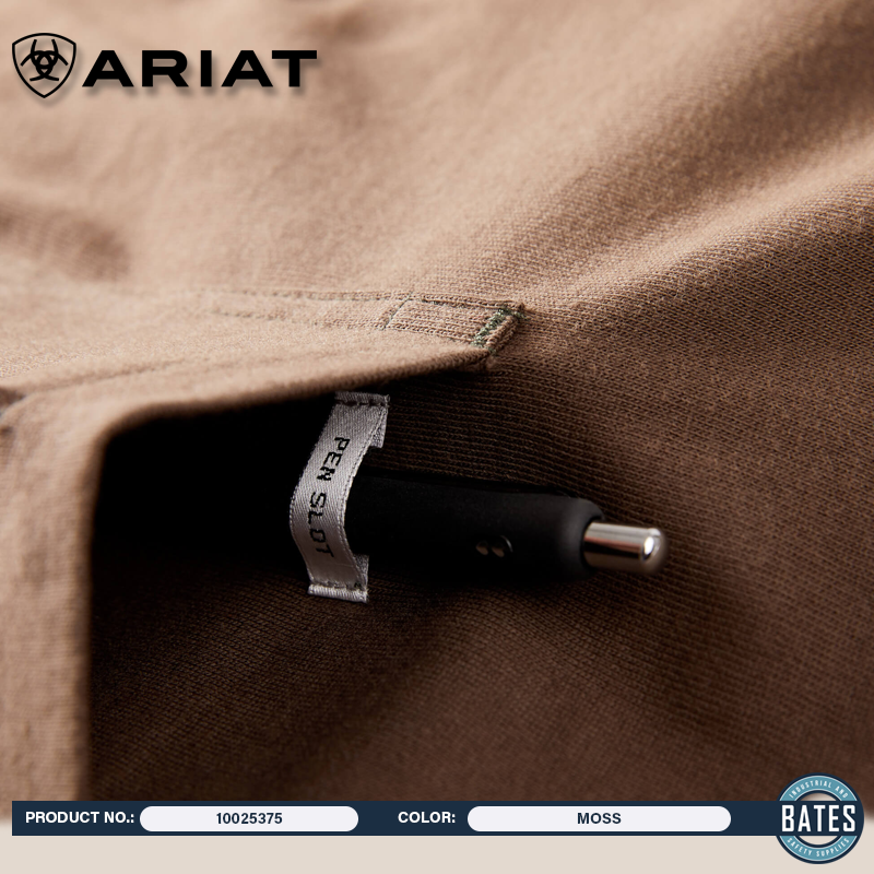 10025375 Ariat Men's REBAR® CottonStrong™ SS T-Shirt