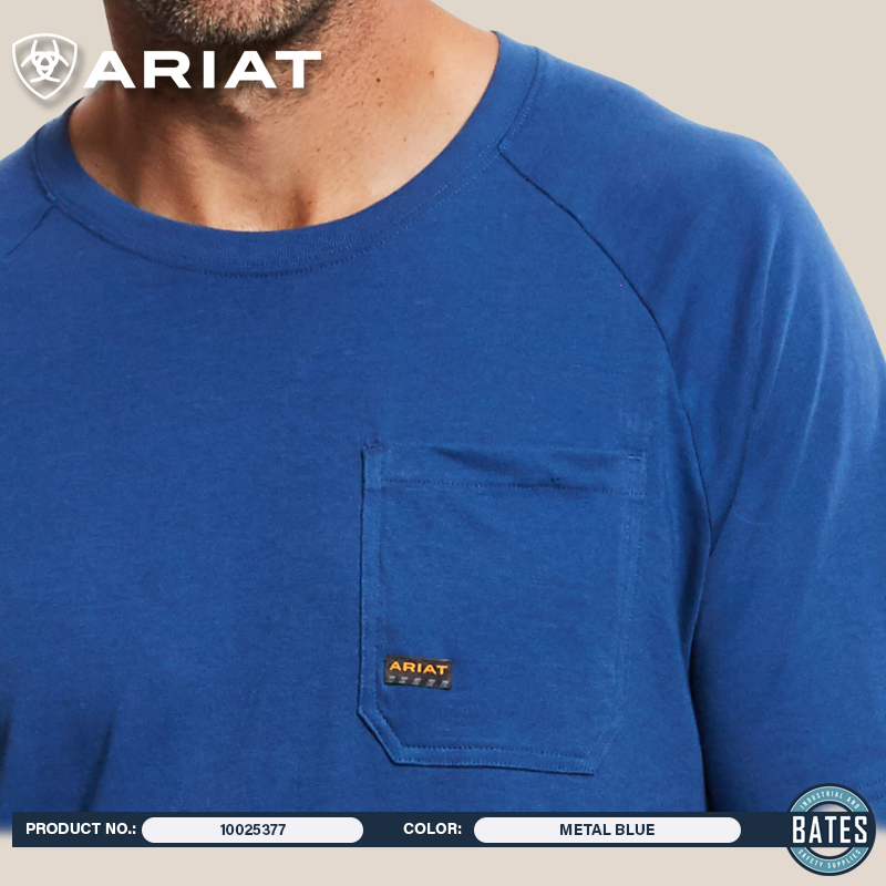 10025377 Ariat Men's REBAR® CottonStrong™ SS T-Shirt