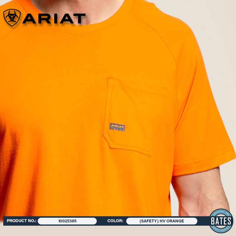 10025385 Ariat Men's REBAR® CottonStrong™ SS T-Shirt