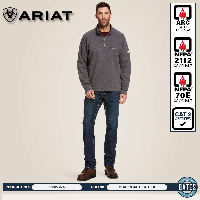 10027924 Ariat Men's FR Rev ¼ Zip Top