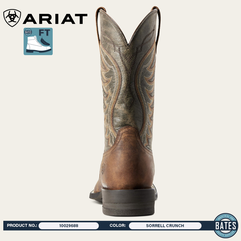 10029688 Ariat Men's AMOS Western Square-Toe Boots