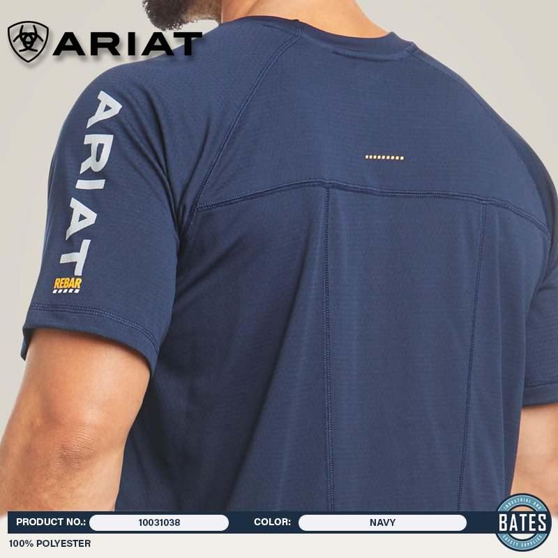 10031038 Ariat Men's REBAR® Heat Fighter SS T-Shirt
