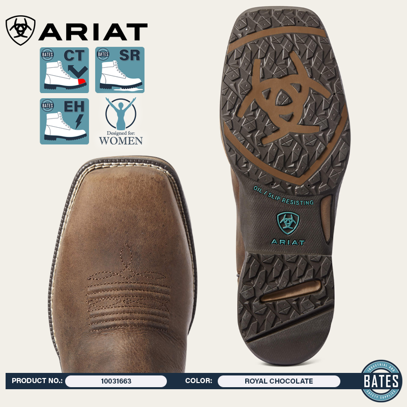 10031663 Ariat Women's ANTHEM VentTEK CT Work Boots