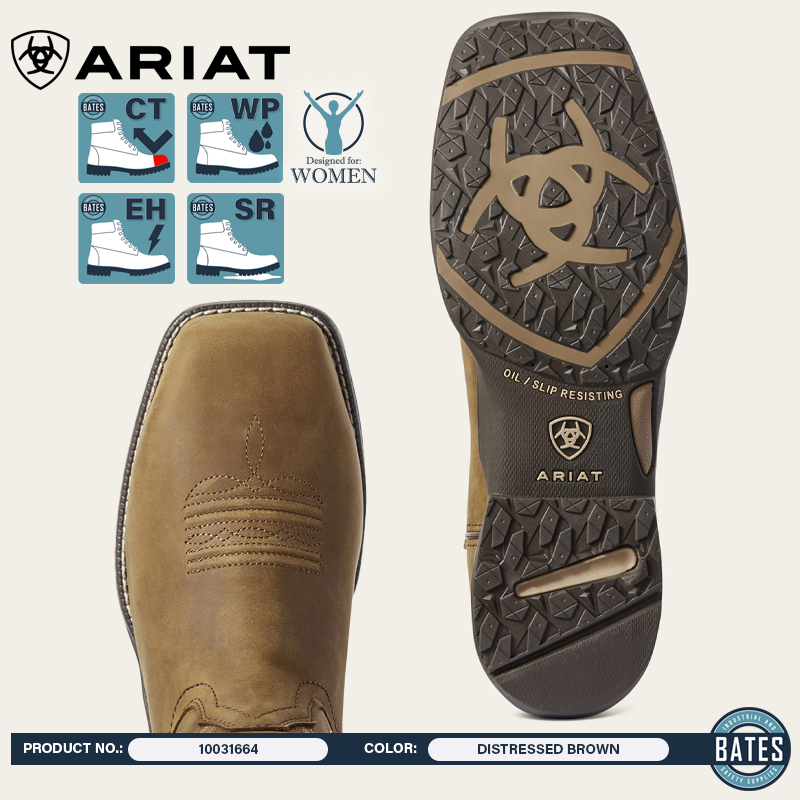 10031664 Ariat Women's ANTHEM WP/CT Work Boot