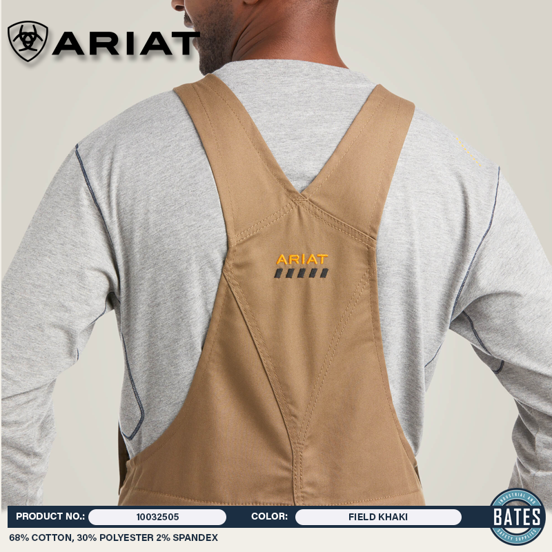 10032505 Ariat Men's REBAR® DuraCanvas Stretch Insulated BIBS
