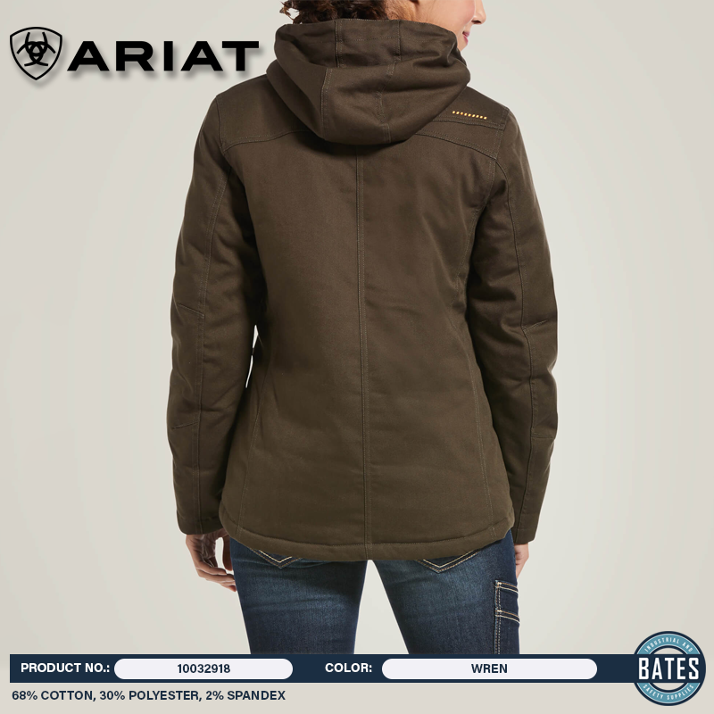 10032918 Ariat Women's REBAR DuraCanvas Insulated Jacket