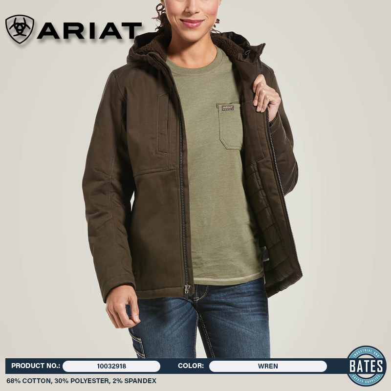 10032918 Ariat Women's REBAR DuraCanvas Insulated Jacket