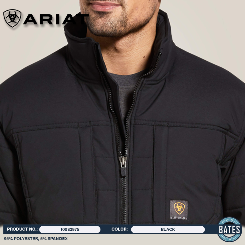 10032975 Ariat Men's REBAR VALIANT WP Insulated Jacket