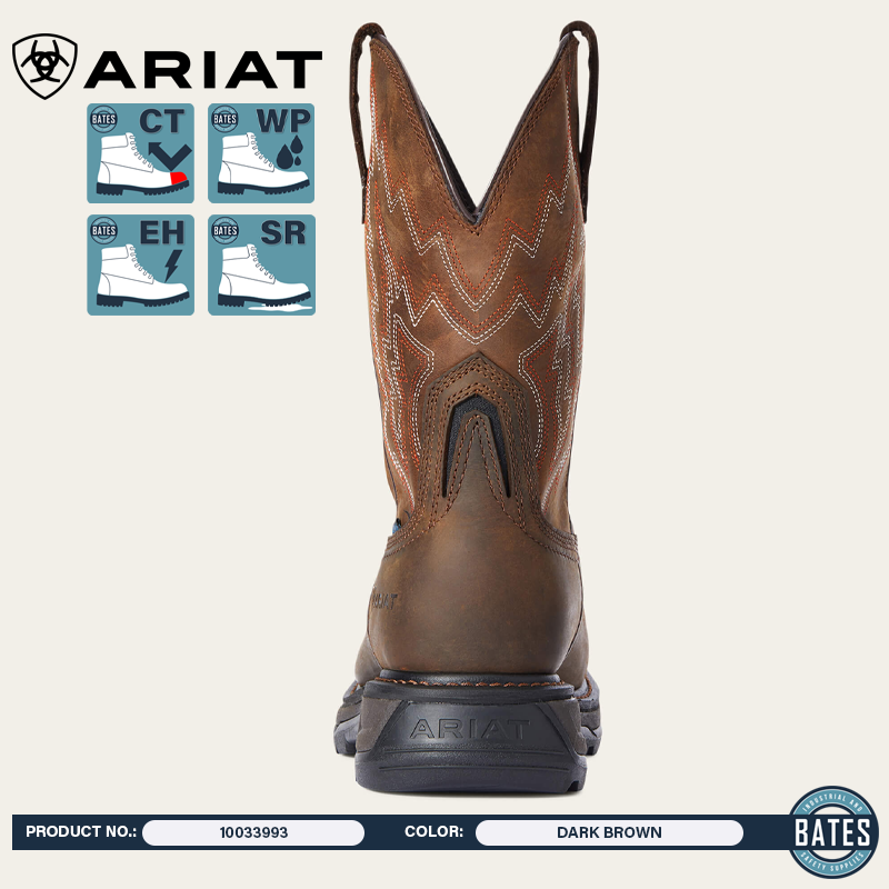 10033993 Ariat Men's BIG RIG WP/CT Work Boots
