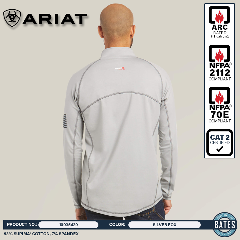 10035420 Ariat Men's FR COMBAT Stretch Patriot Work Shirt