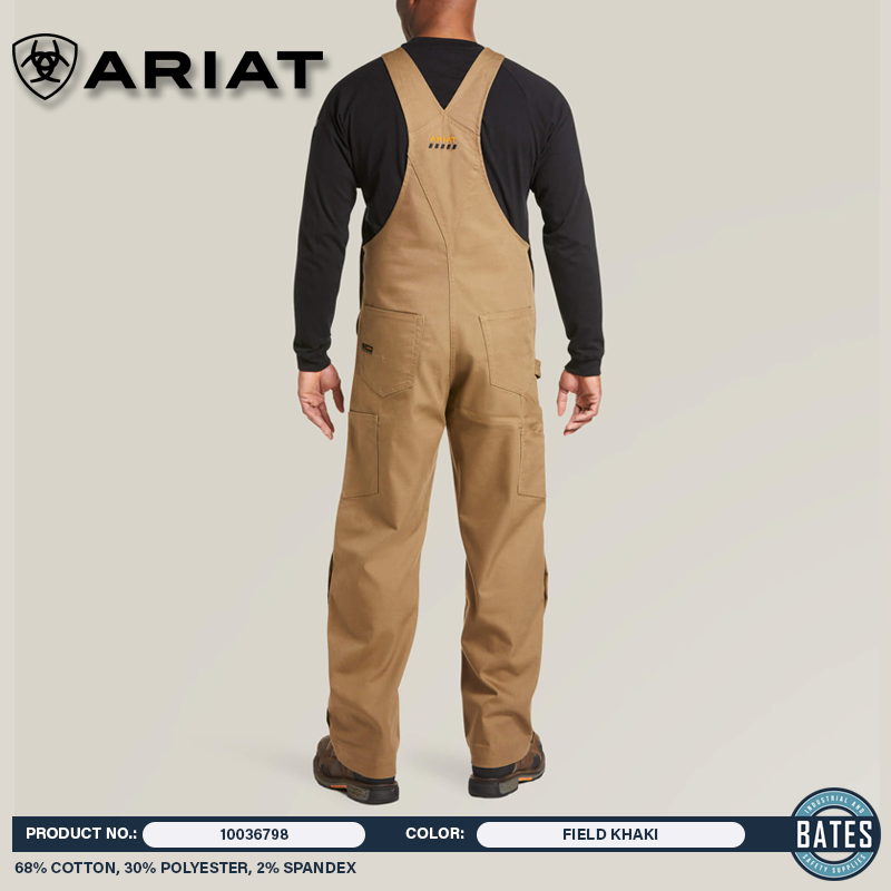 10036798 Ariat Men's REBAR® DuraCanvas Unlined Bibs