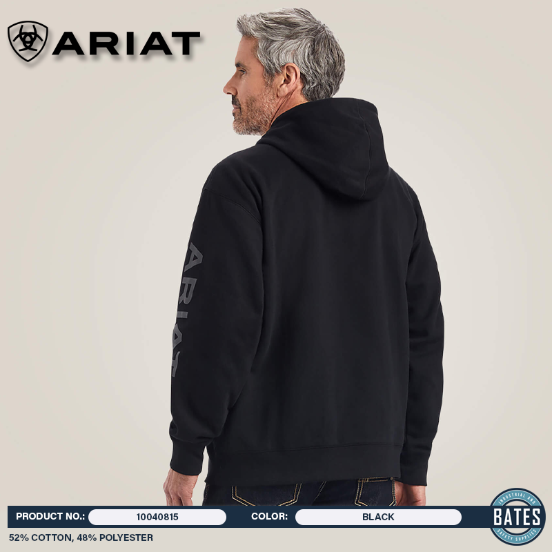 10040815 Ariat Men's ARIAT Logo Hoodie