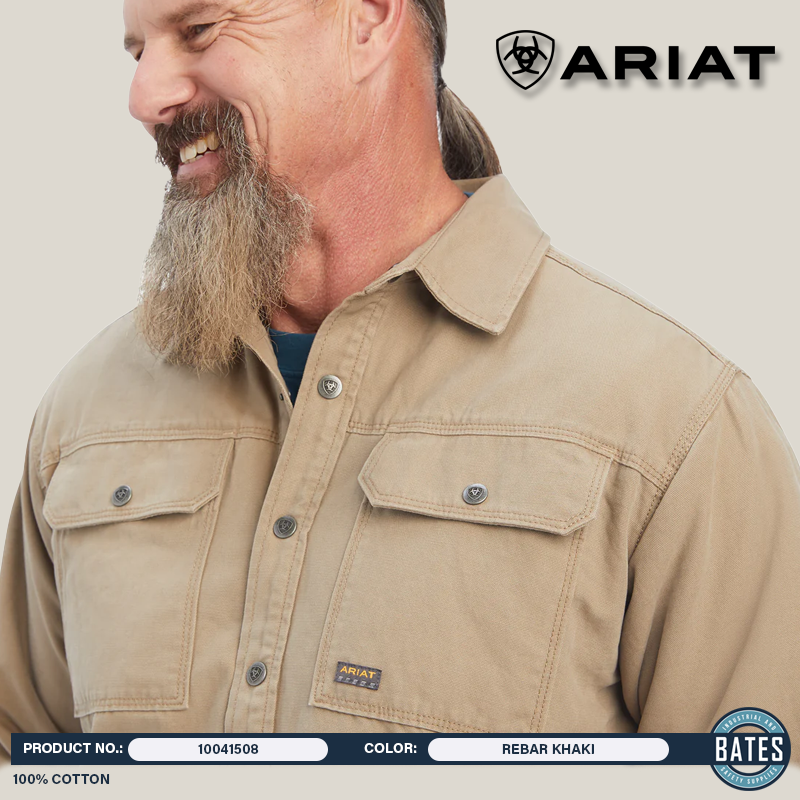 10041508 Ariat Men's REBAR® Classic Canvas Shirt Jacket