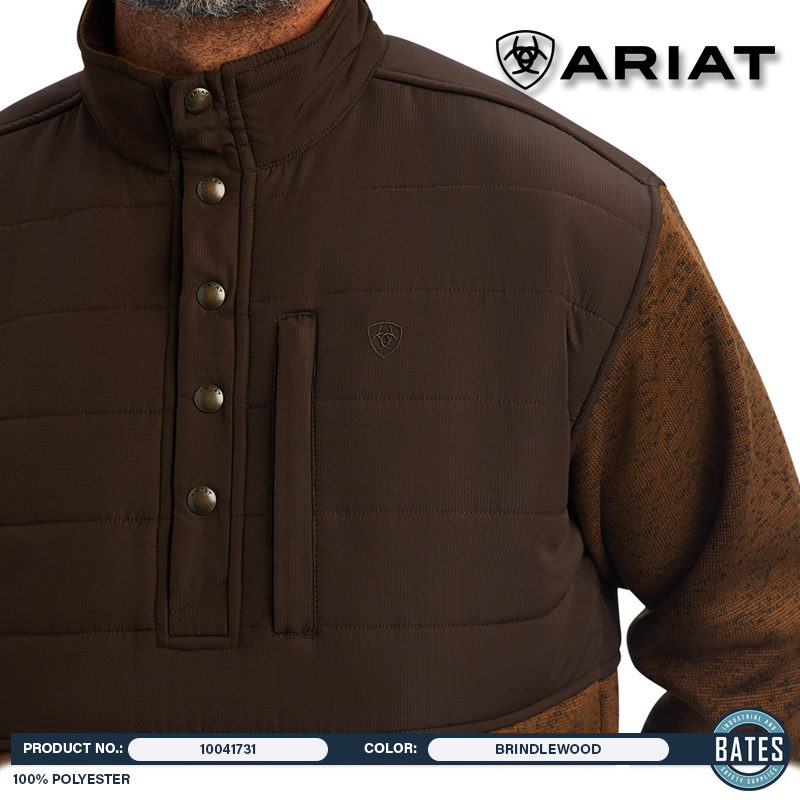 10041731 Ariat Men's CALDWELL Reinforced Snap Sweater