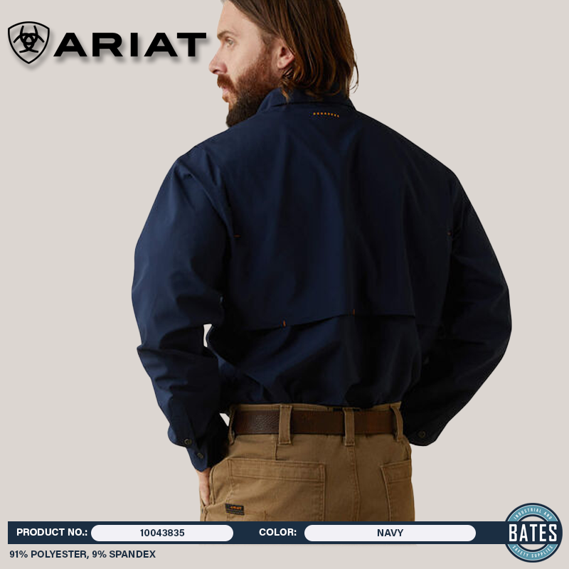 10043835 Ariat Men's REBAR® Made Tough VentTEK DuraStretch Work Shirt