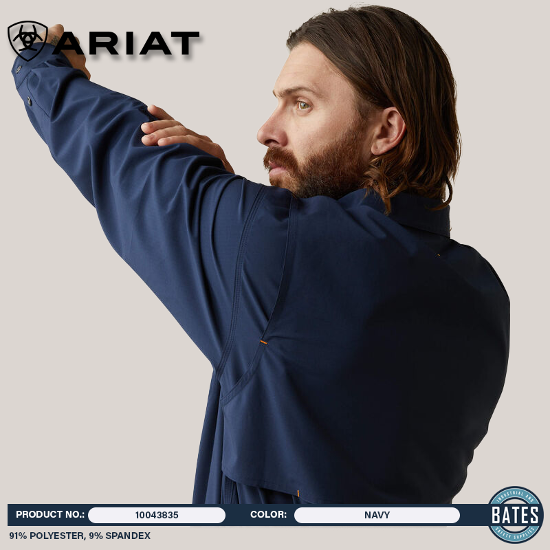 10043835 Ariat Men's REBAR® Made Tough VentTEK DuraStretch Work Shirt
