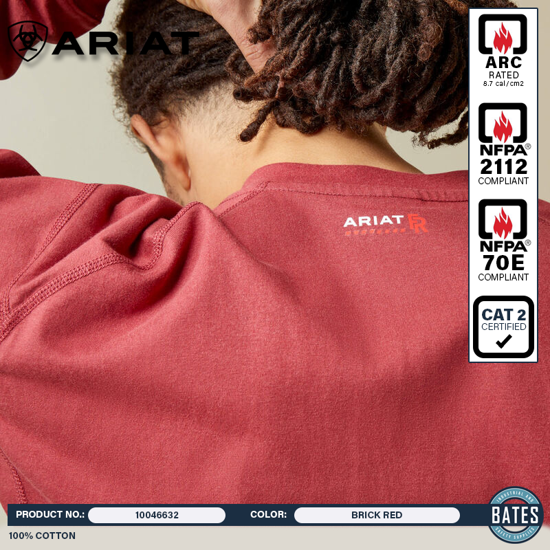 10046632 Ariat Men's FR Air Henley