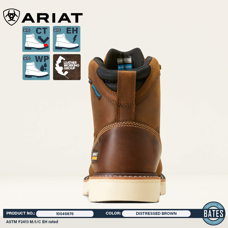10046876 Ariat Men's REBAR® LIFT WP/CT Work Boots