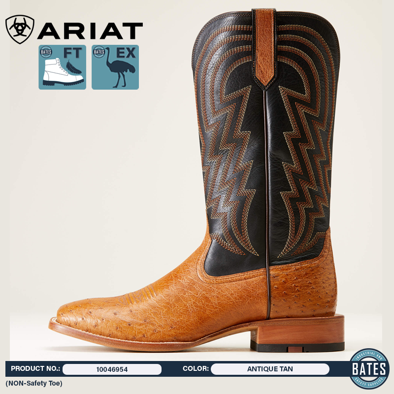10046954 Ariat Men's HAYWIRE Western Ostrich Boots