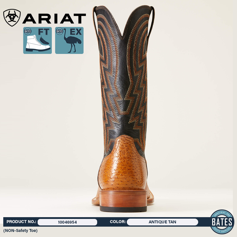10046954 Ariat Men's HAYWIRE Western Ostrich Boots
