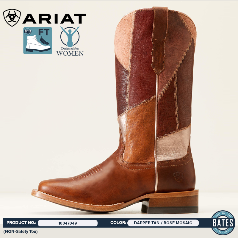 10047049 Ariat Women's FRONTIER PATCHWORK Western Boots