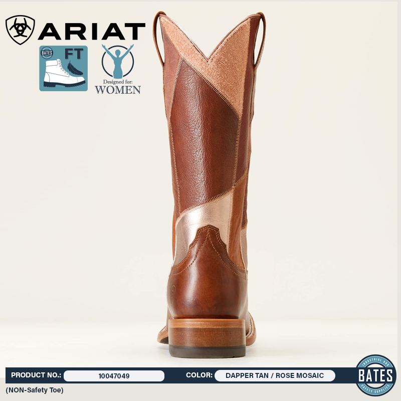 10047049 Ariat Women's FRONTIER PATCHWORK Western Boots