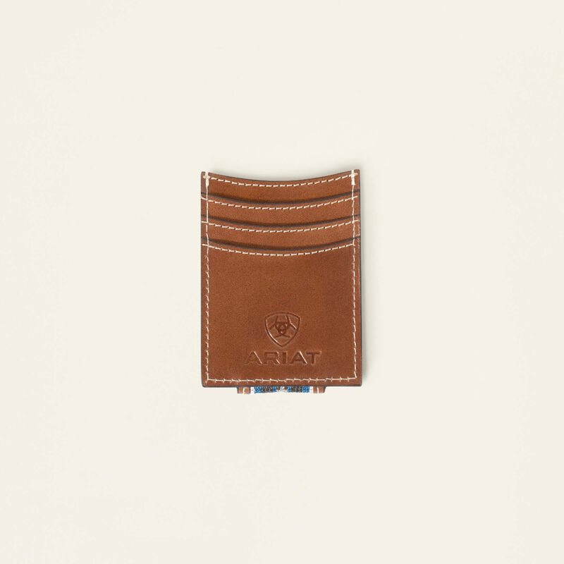 A3560602 ARIAT MONEY CLIP SOUTHWEST INLAY