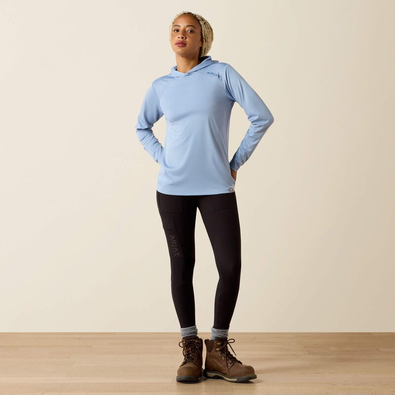 10071436 Ariat Women's Rebar Sunblocker Hooded T-Shirt