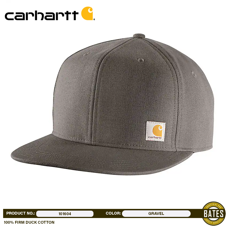 101604 Carhartt FIRM DUCK Flat Brim Caps