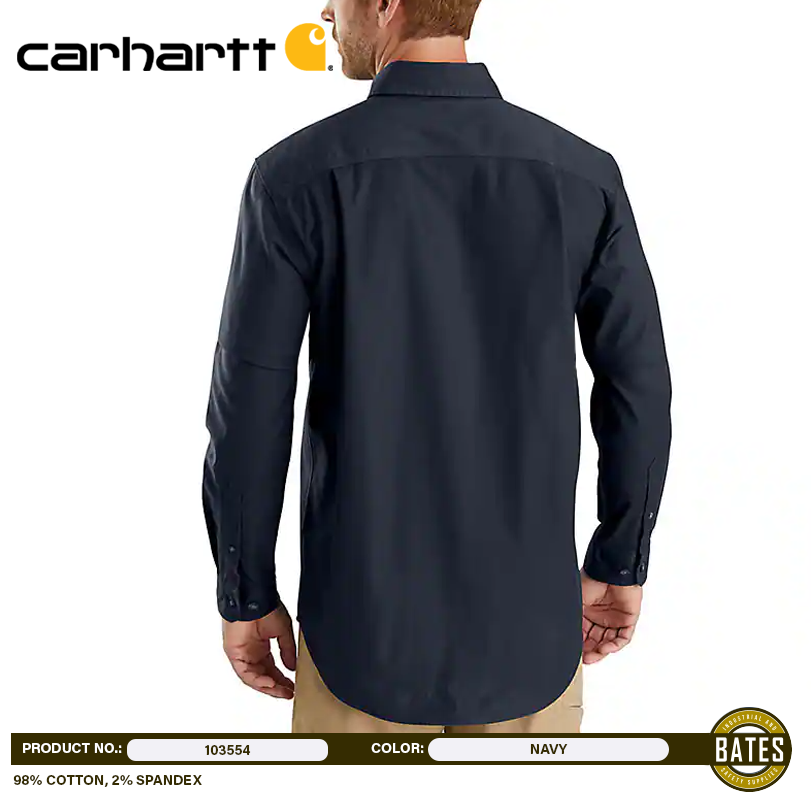 103554 Carhartt Men's RUGGED FLEX® Canvas LS Shirts