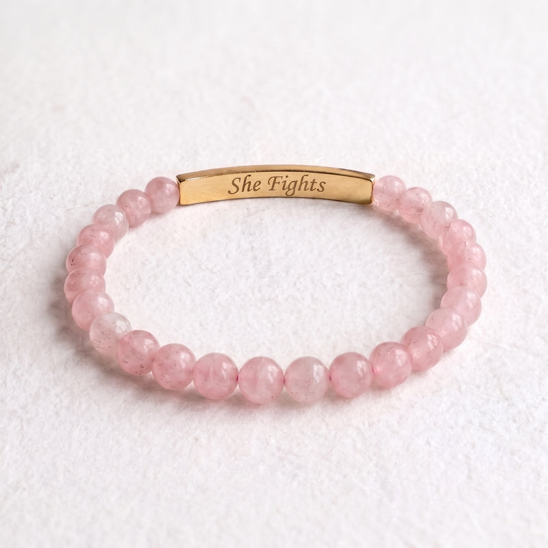 CAPE DIABLO BREAST CANCER AWARENESS MONTH BRACELET - SHE FIGHTS