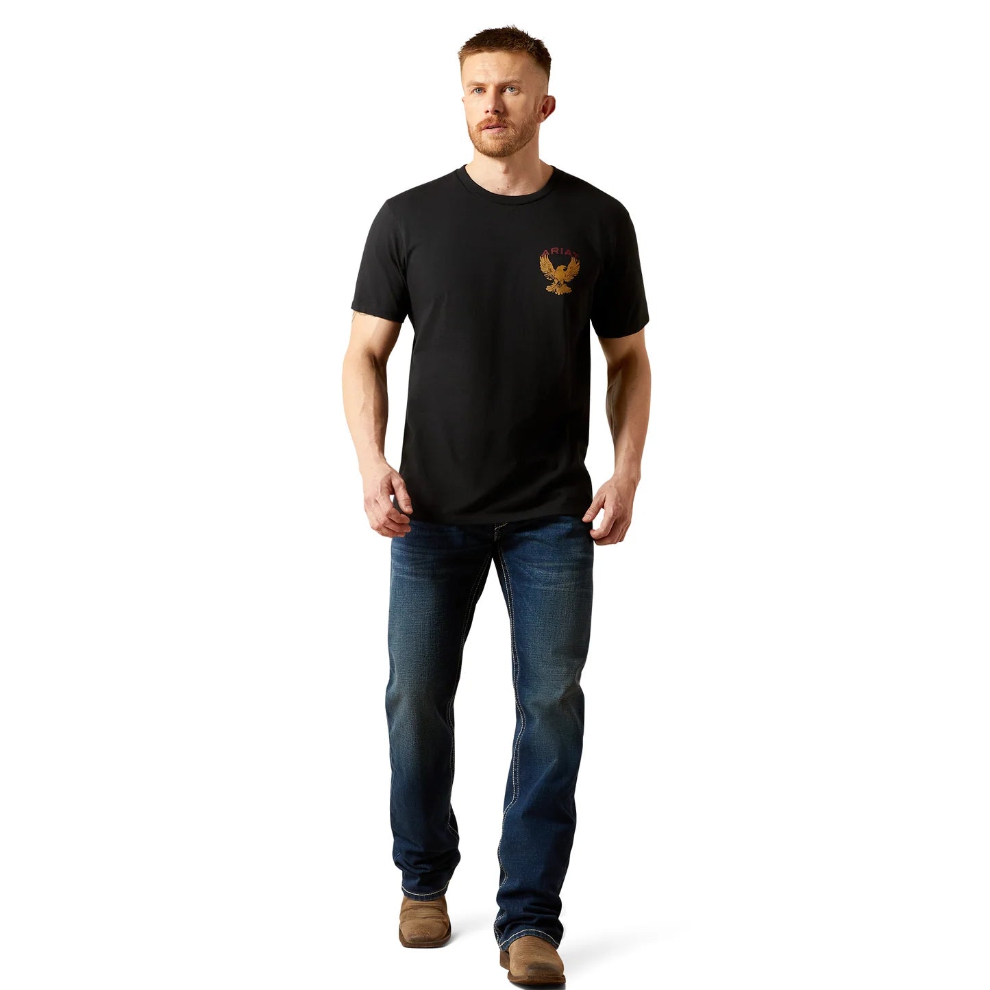10065898 ARIAT MEN'S RUSTIC EAGLE T-SHIRT