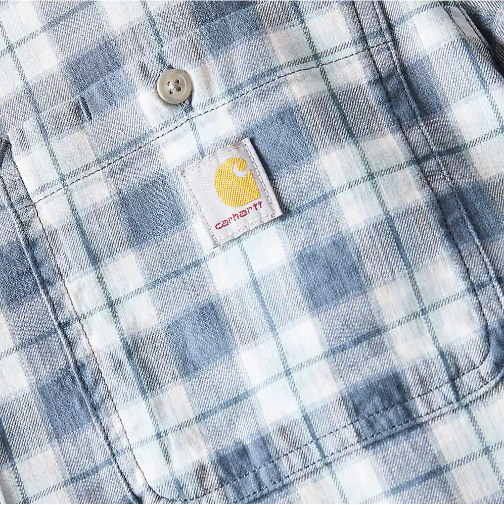 107272 CARHARTT MEN'S BOZEMAN RELAXED FIT SHORT SLEEVE PLAID SHIRT