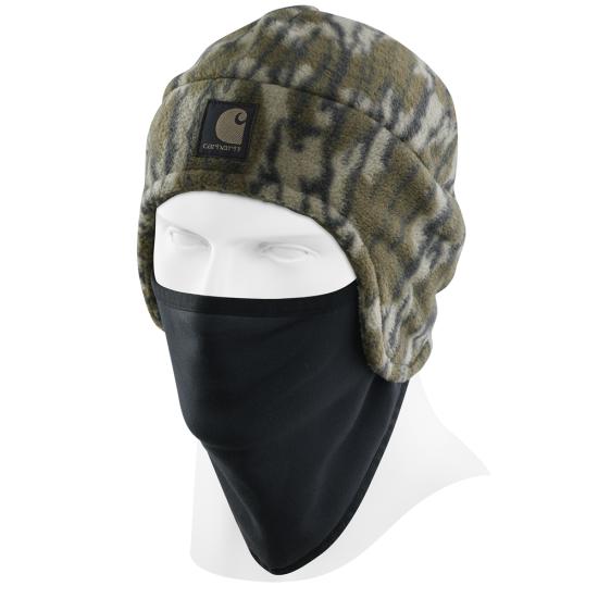 105517 CARHARTT CAMO FLEECE 2-IN-1 HAT