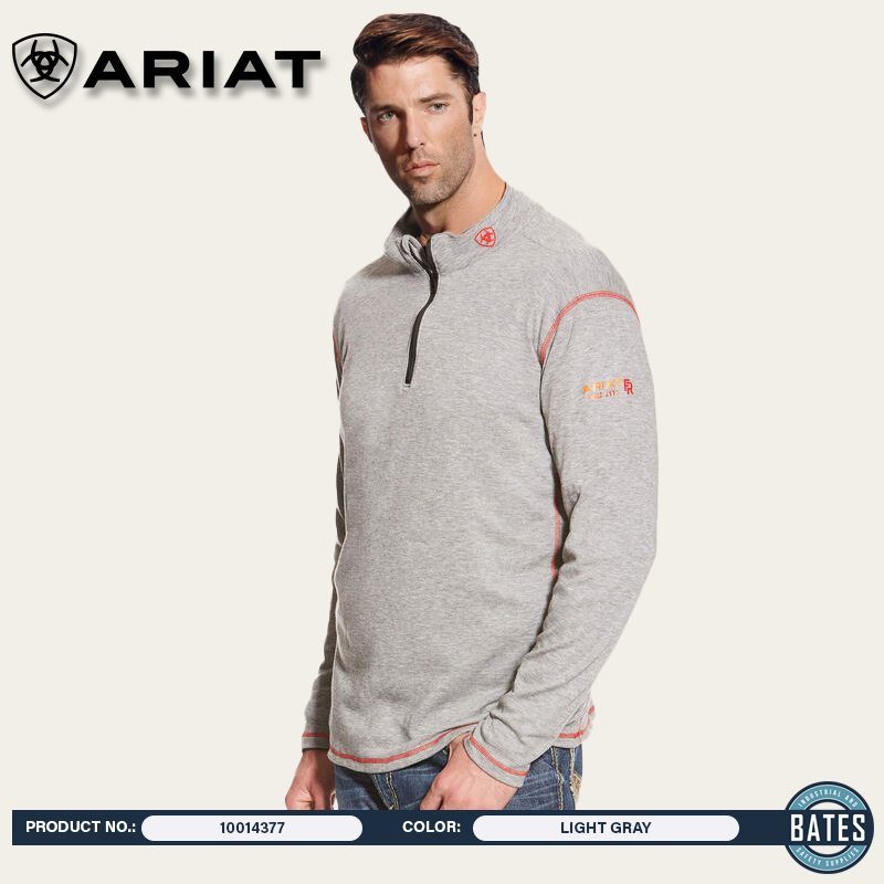 10014377 Ariat Men's FR Polartec® ¼ Zip Top