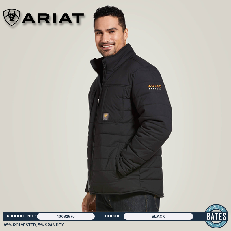 10032975 Ariat Men's REBAR VALIANT WP Insulated Jacket