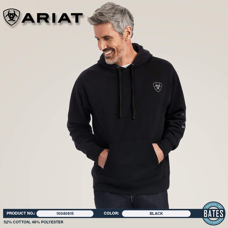 10040815 Ariat Men's ARIAT Logo Hoodie