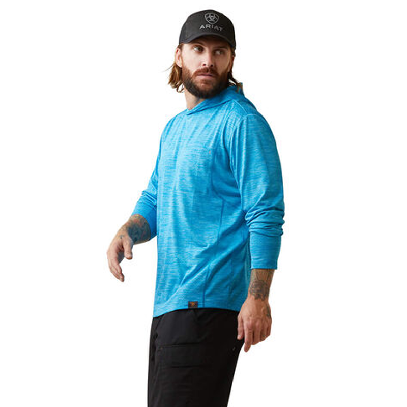 10043312 Ariat Men's REBAR® EVOLUTION Hooded Sun Shirt