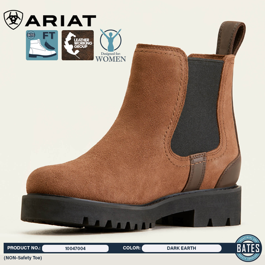 10047004 Ariat Women's WEXFORD LUG WP Chelsea Boots
