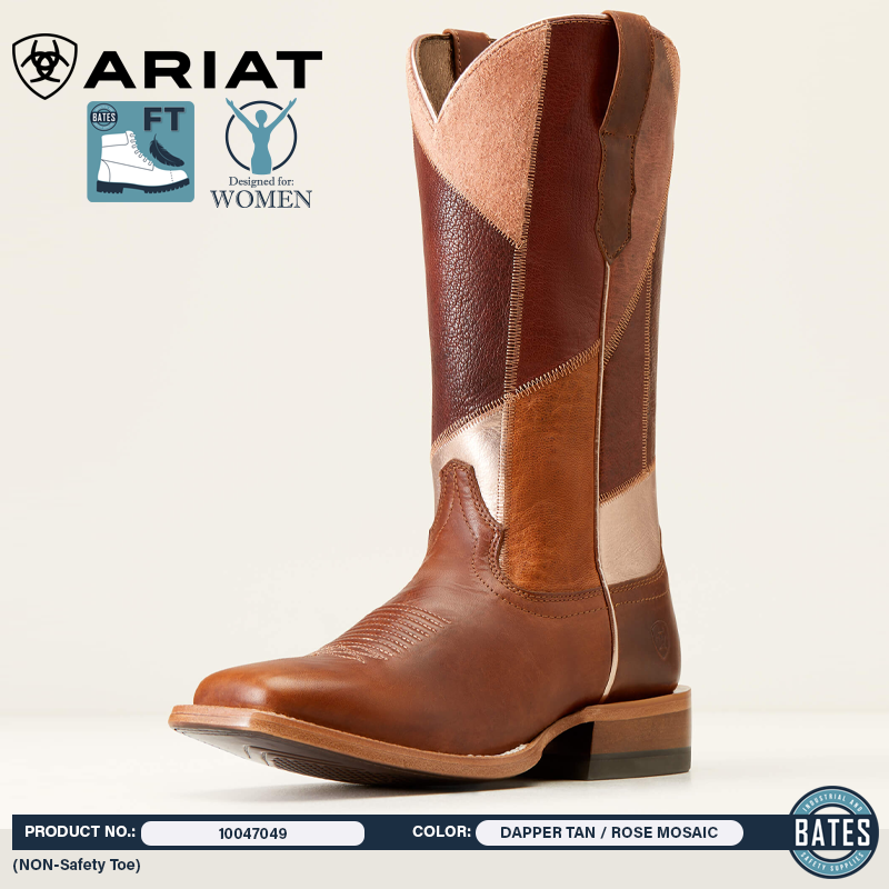 10047049 Ariat Women s FRONTIER PATCHWORK Western Boots Bates Enterprises