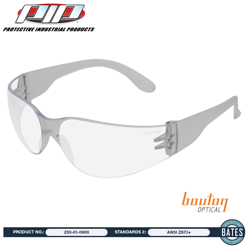 250-01-0900 PIP Zenon Z12™ Safety Glasses, Clear Lens