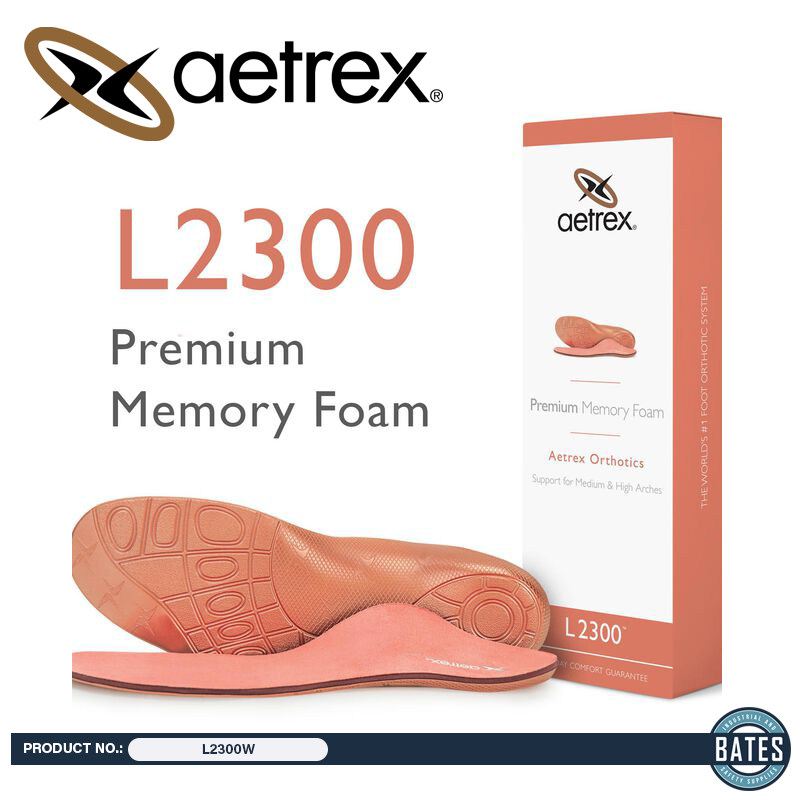 L2300W Aetrex Women's Premium Memory Foam Orthotics