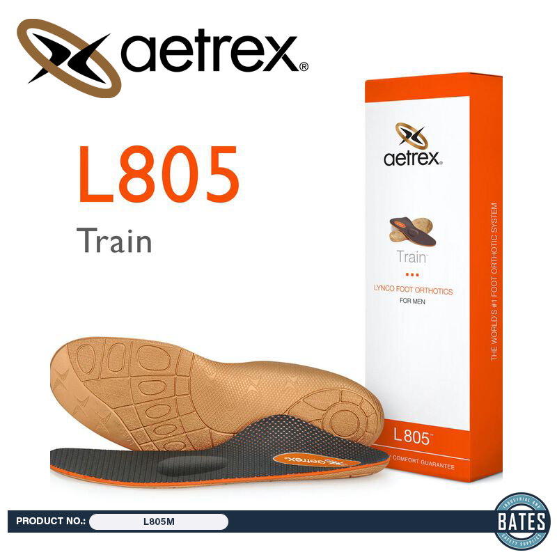 L805M Aetrex Men's Train Metatarsal Support Orthotics