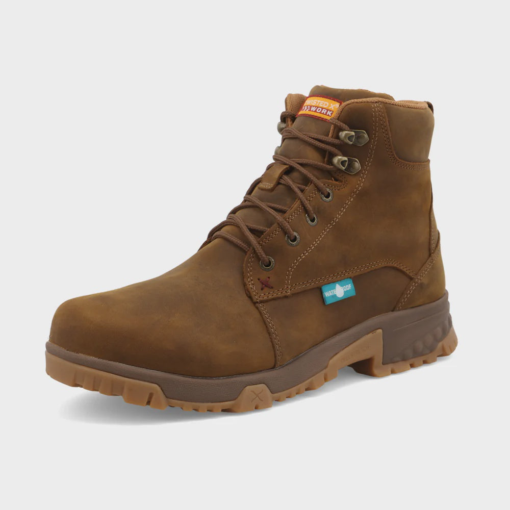 MXCW001 Twisted-X Men's CELLSTRETCH WP Lacers