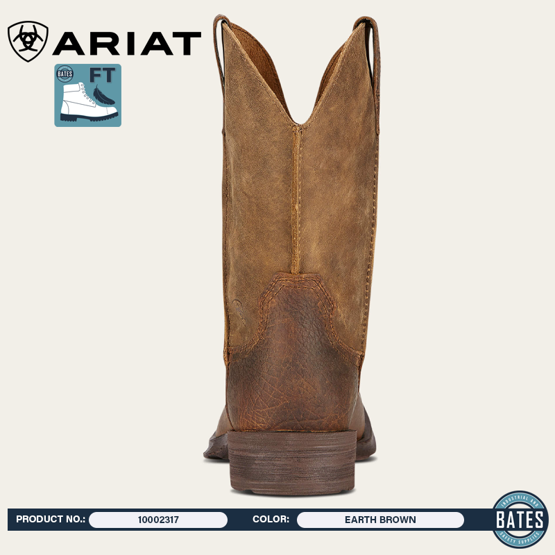 10002317 Ariat Men's RAMBLER Square-Toe Boots
