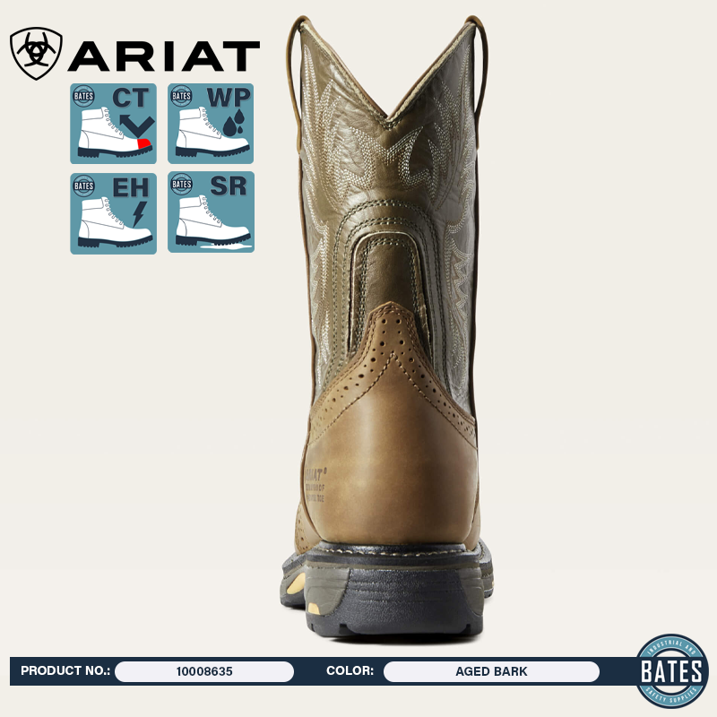 10008635 Ariat Men's WORKHOG® WP/CT Work Boots