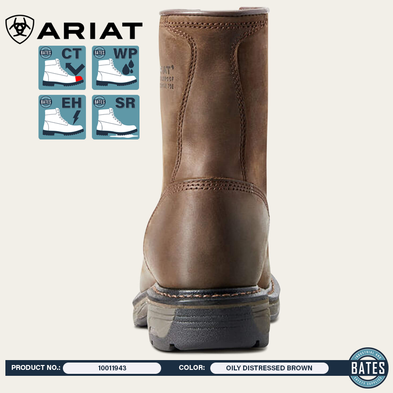 10011939 Ariat Men's WORKHOG®  WP Work Boots