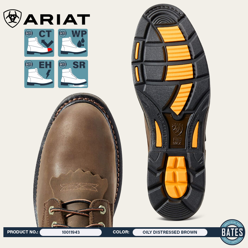 10011939 Ariat Men's WORKHOG®  WP Work Boots